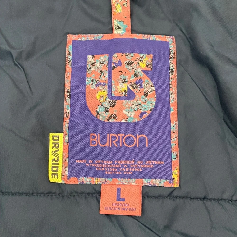 Burton DryRide waterproof jacket girl 14-16